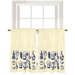 Colordrift Antique Vases Window Tiers, Blue