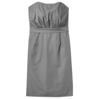 TEVOLIO Womens Plus Size Taffeta Strapless Dress   Cement   28W