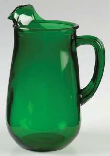 Anchor Hocking Forest Green 36 Oz Pitcher with Ice Lip   Forest Green,Glassware