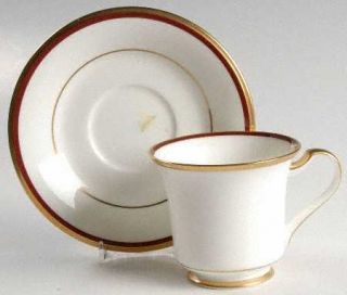 Noritake Golden Tribute Footed Cup & Saucer Set, Fine China Dinnerware   Masters