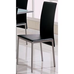 Pearl Black Metal Dining Chairs (set Of 4)