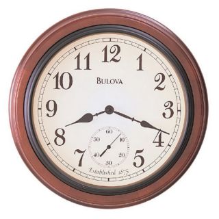 Bulova Corp Richmond 16 Inch Wall Clock by Bulova Multicolor   C4447