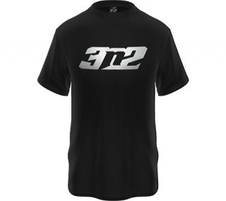 3N2 Logo T Shirt   Black/Silver Athletic Apparel