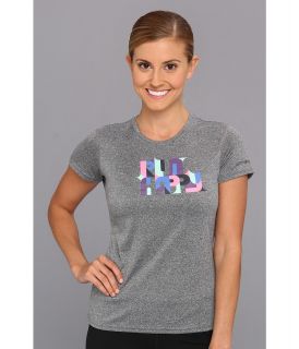Brooks EZ T II Bold Run Happy Womens T Shirt (Pewter)