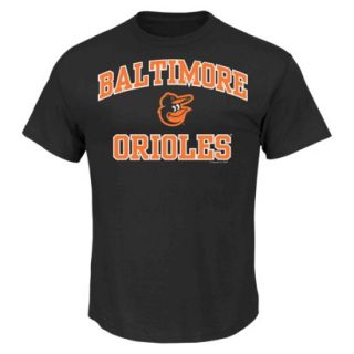 MLB Mens Baltimore Orioles T Shirt   Black (S)