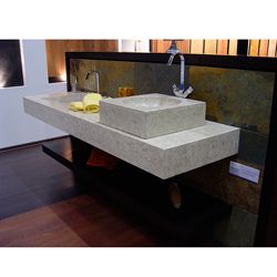 Concrete Cube Marble Sink (MarbleCan be used indoors or outdoorsModel number Cube Marble  )