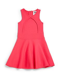 MILLY MINIS Toddlers & Little Girls Pleated Flare Dress   Pink