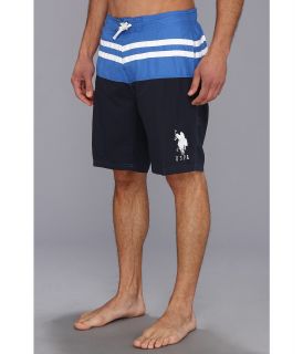 U.S. Polo Assn 9 Color Block Boardshorts Mens Swimwear (Multi)