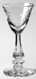 Tiffin Franciscan Montecarlo Cordial Glass   Stem #17477