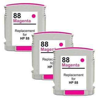 Hp 88xl (c9392an) Magenta Compatible High Yield Ink Cartridge (pack Of 3) (MagentaPrint yield 1,700 pages at 5 percent coverageNon refillableModel NL 3x 88XL MagentaWarning California residents only, please note per Proposition 65, this product may con