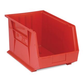 Quantum Ultra Poly Bins   11X18x10   Red   Red   Lot of 4  (QUS260 RED)