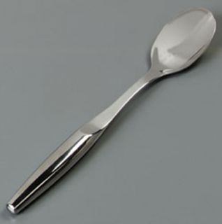 Carlisle 12 Solid Serving Spoon   Contoured Handle, Stainless