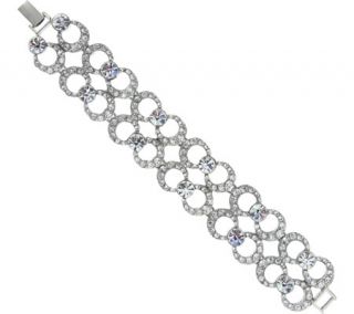 Womens Nina Giola   Rhodium/Czech Crystal Bracelets