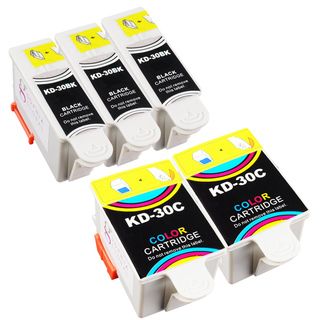 Sophia Global Compatible Ink Cartridge Replacement For Kodak 30 Black And Color (pack Of 5) (Black and colorPrint yield Up to 670 pages for each black and up to 550 pages for each colorModel SGKodak30B3C2Pack of Five (5) cartridgesWe cannot accept retu