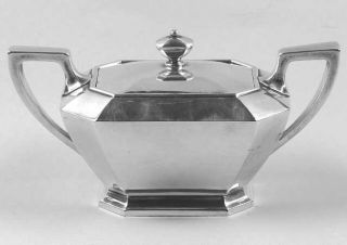 Durgin Fairfax (Sterling, Hollowware) Sugar Bowl with Lid   Sterling, Hollowware