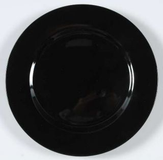 Fitz & Floyd Total Color Black (Round) Bread & Butter Plate, Fine China Dinnerwa