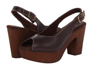Romantic Soles Faya Womens Sling Back Shoes (Brown)