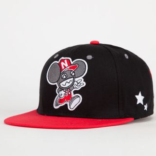 Neffmau5 1 Up Mens Snapback Hat Black/Red One Size For Men 216479126