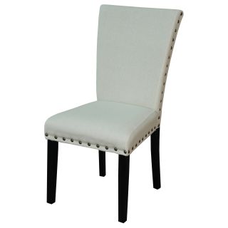 Adorno Upholstered Linen Dining Chairs (set Of 2)