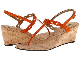 Vaneli Mariem Womens Wedge Shoes (Orange)