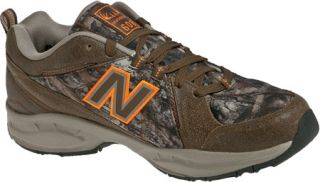 Mens New Balance MX608v3 Suede   Brown Camo Lace Up Shoes
