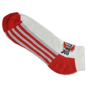 Ohio State Buckeyes Topsox Striped Low Crew Sock
