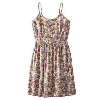 Mossimo Supply Co. Juniors Easy Waist Dress   Red Floral S(3 5)