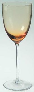 Mikasa Rivoli Gold Wine Glass   Yellow Bowl,Clear Stem