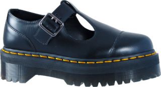 Womens Dr. Martens Bethan T Bar   Black Polished Smooth Casual Shoes