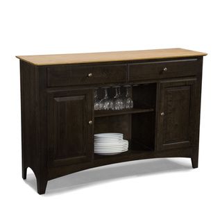 Summit Park Birch 58 inch Server With Wine Rack