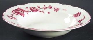 Nikko Antoinette Pink 9 Soup/Pasta Bowl, Fine China Dinnerware   French Country