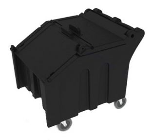 Vollrath Mobile Ice Caddy   140 lb Capacity, Sliding Lid, Black