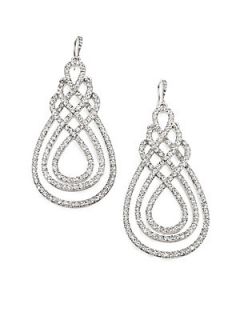 ABS by Allen Schwartz Jewelry Scrolly Drop Earrings   Silver