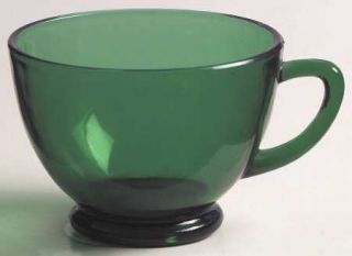 Anchor Hocking Forest Green Punch/Snack Cup   Forest Green,Glassware 40S 60S