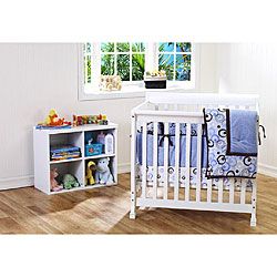 Davinci Kalani Mini Crib (WhiteMaterials New Zealand PineDimensions 39.875 inches long x 28.625 wide x 38 inches highConverts to a twin size bedConversion rails sold separatelyAlso converts to a twin size bed (headboard and footboard included; bedrails 