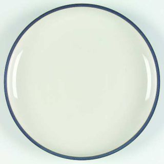 Dansk Plateau Blue Dinner Plate, Fine China Dinnerware   Blue Back,White Front