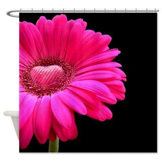  Cute Valentine Daisy Shower Curtain  Use code FREECART at Checkout