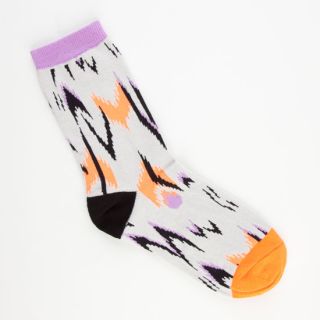 Peek A Boo Womens Crew Socks Natural One Size For Women 224072423