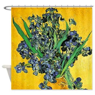  Van Gogh Vase with Irises Shower Curtain  Use code FREECART at Checkout