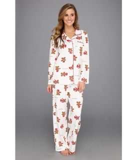 Karen Neuburger Gingerbread L/S Girlfriend PJ Womens Pajama Sets (Multi)