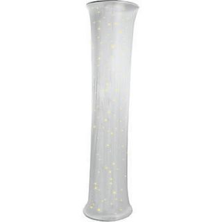 Lighted White Luminescent Column