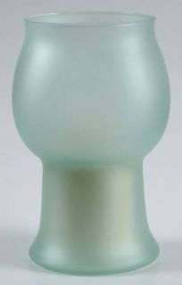 Pfaltzgraff Terrace Aqua Glass Pillar Float Candleholder, Fine China Dinnerware