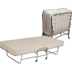 Folding Rollaway Bed Twin size With 6 inch Foam Mattress