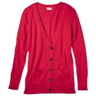 Mossimo Supply Co. Juniors Boyfriend Cardigan   Apple Red XS(1)