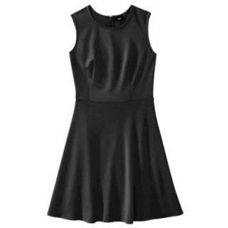 Mossimo Womens Fit and Flare Scuba Dress   Black M
