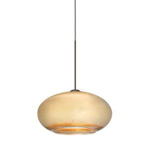 Besa Lighting BEL 1XC 2492GF BR Brio 7 1 Light Pendant