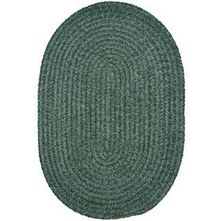 South Point Reversible Braided Oval Rugs, Green