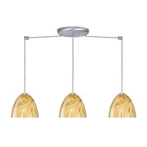 Besa Lighting BEL 3BB 7572HV LED SN Sasha II Pendant