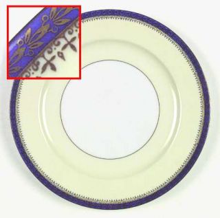 Royal Embassy Phoenix Dinner Plate, Fine China Dinnerware   Cobalt Blue&Gold Ban