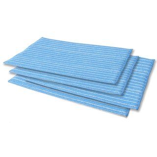 Microfiber Pads (set Of 4) (MicrofiberDimensions 14.4 inches x 8.4 inches x 2.1 inches Weight 1.2 poundsManufacturer HaanModel number RMF4X4 layer thick ultra microfiber pads leave floors clean and streak free Hands free, hook and loop fastening syste